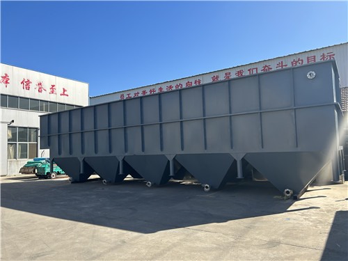 某製（zhì）衣廠汙水處理定製1台（tái）斜管沉澱池