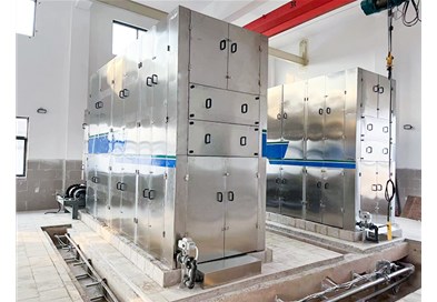 高壓帶式（shì）一體式汙泥處理係統工藝流程